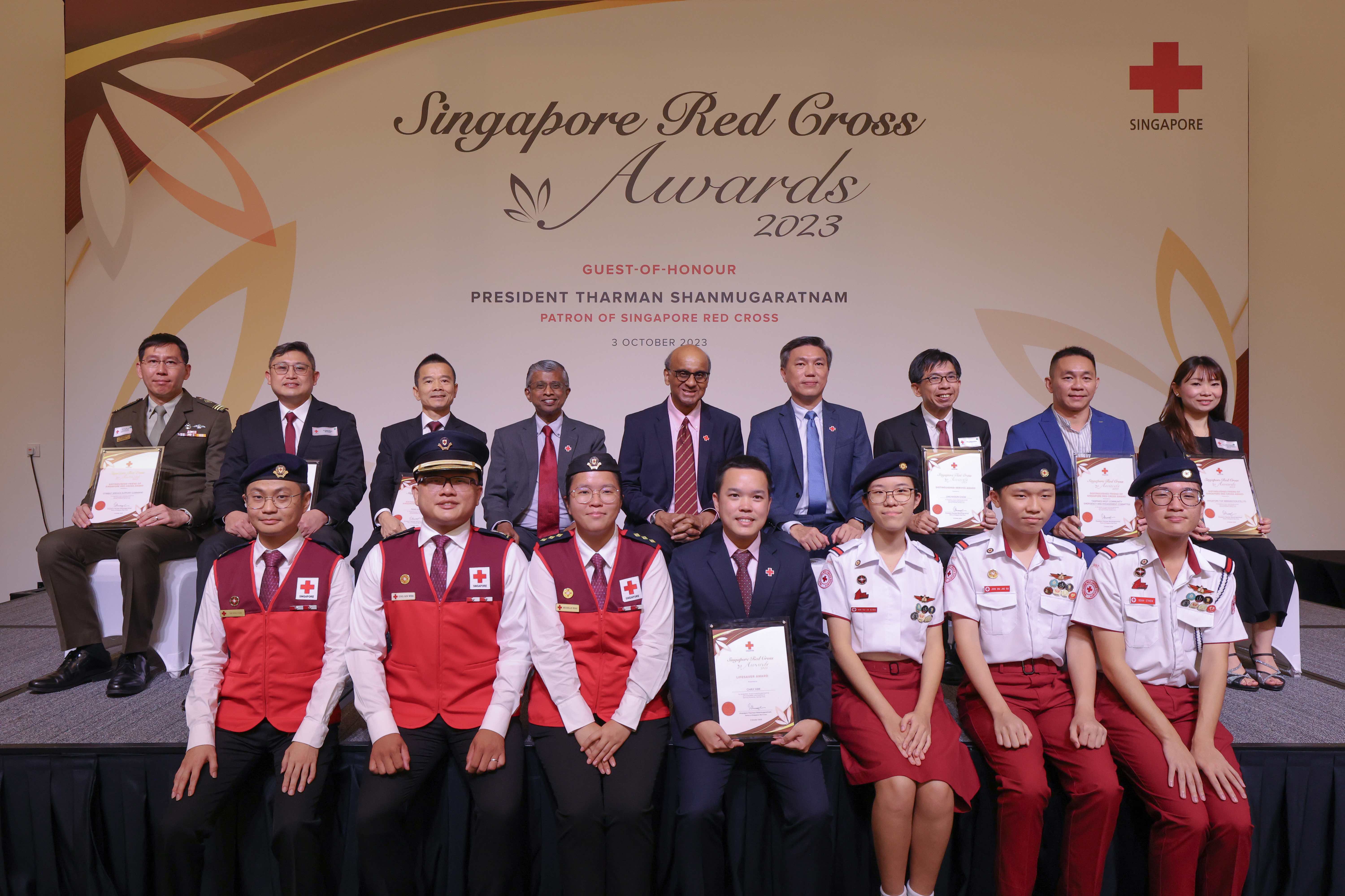 More Than 110 Volunteers and Partners Honoured at Singapore Red Cross