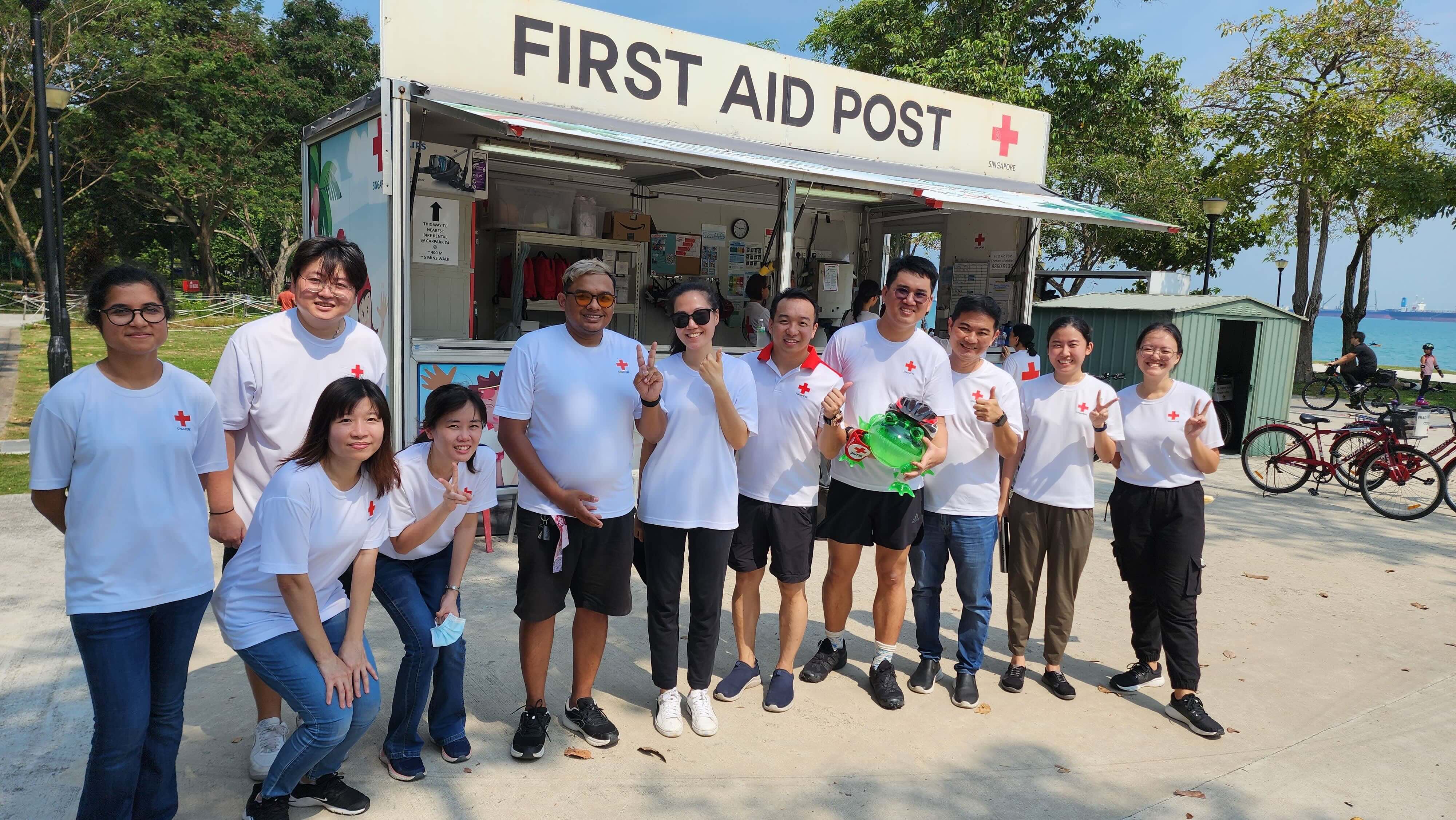 Singapore Red Cross Volunteer Leader Jason Ho First Aiders on Wheels