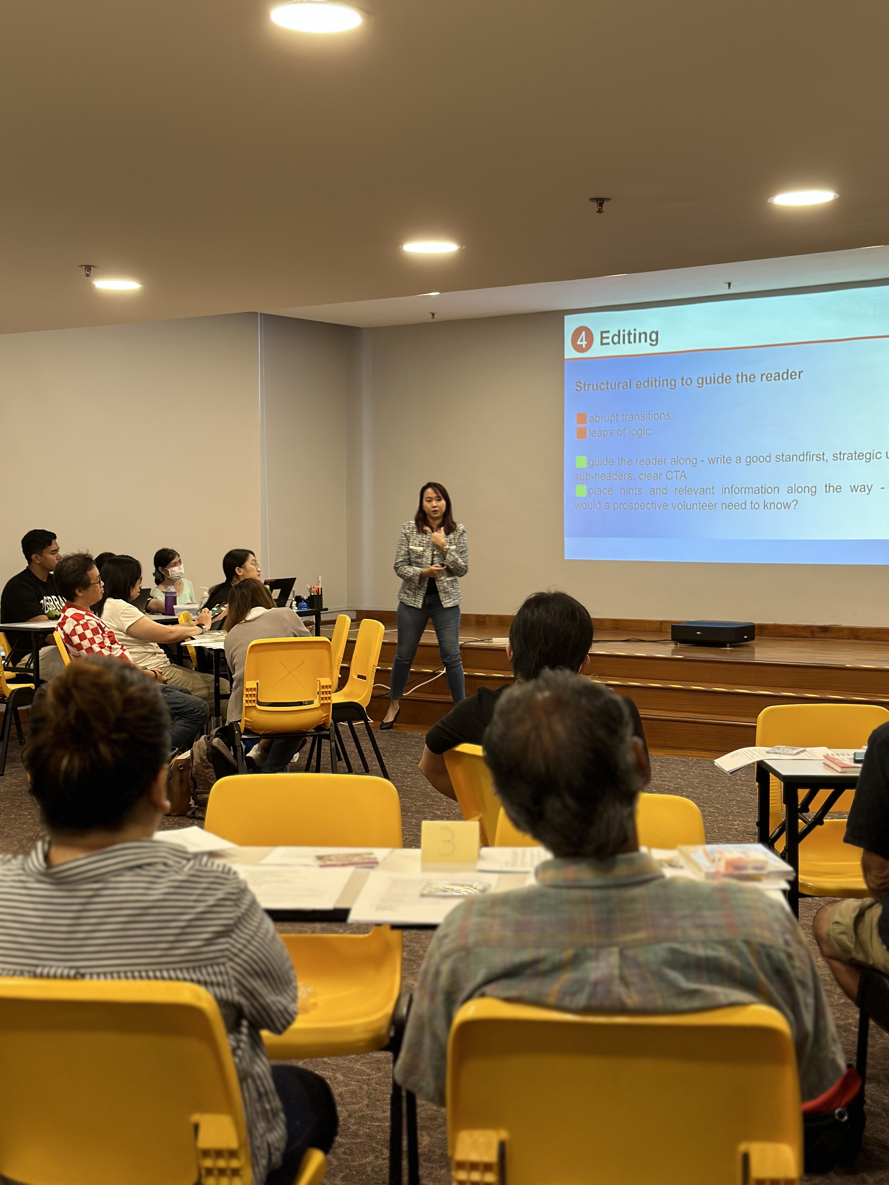 Singapore Red Cross Writing Workshop 2