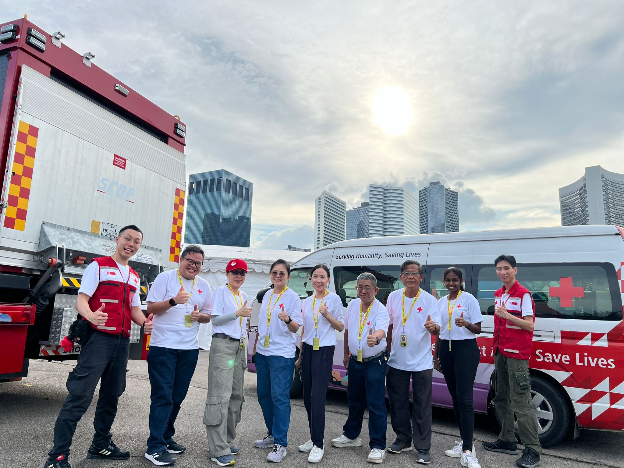 Singapore Red Cross First Aiders National Day Parade 2024