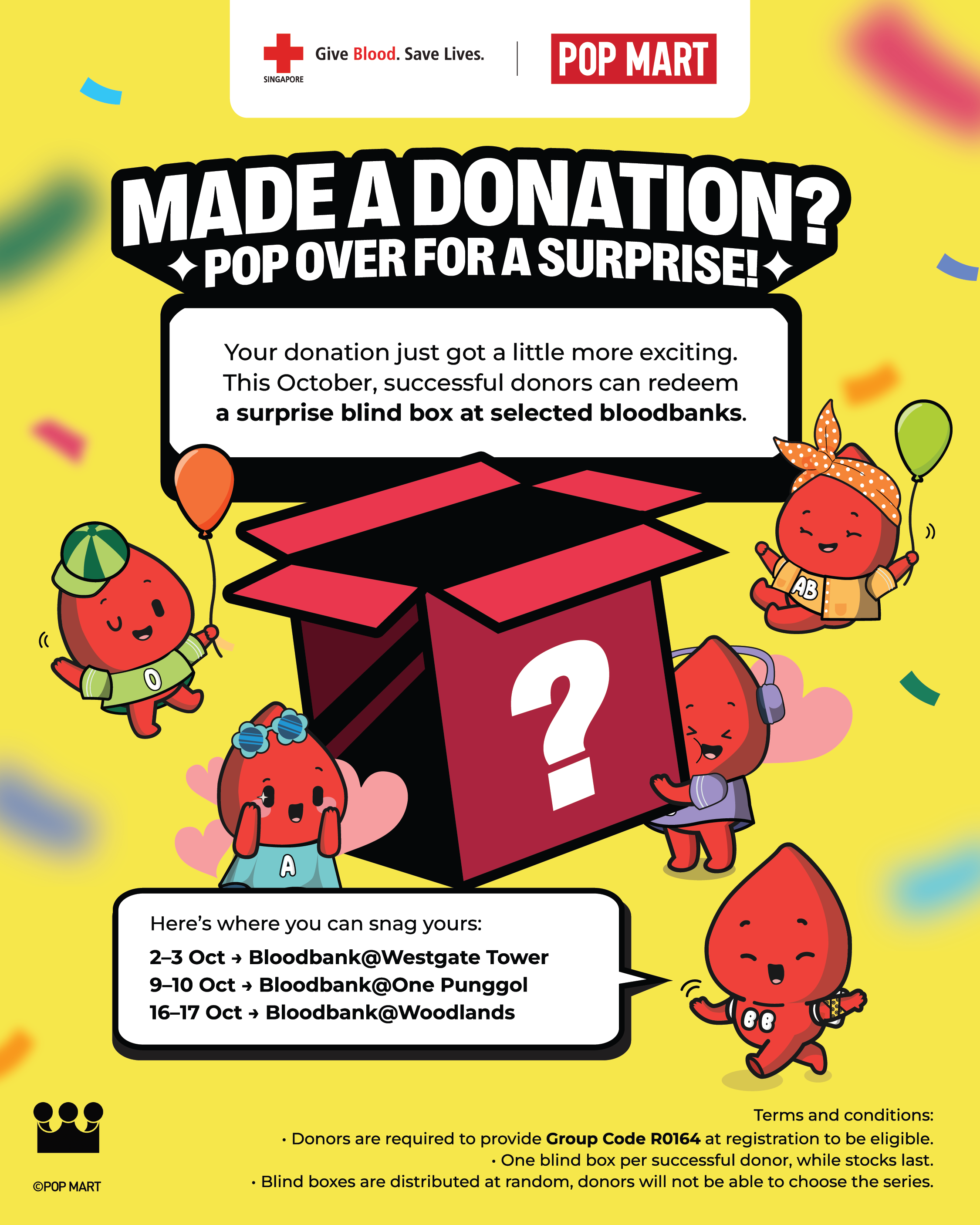 Singapore Red Cross x Popmart