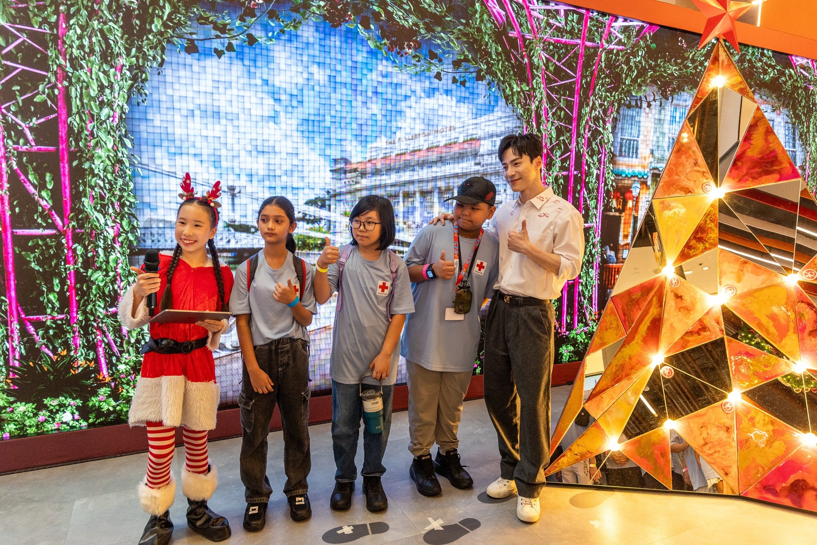 Singapore Red Cross Young Hearts 60 Lights Fundraiser Lawrence Wong