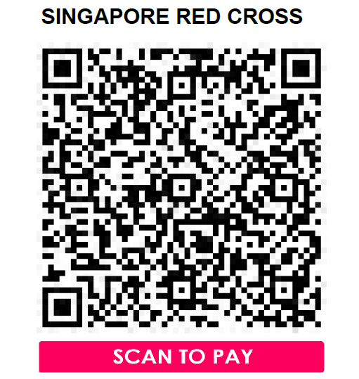 Singapore Red Cross Sri Lanka Floods 2025 QR Code
