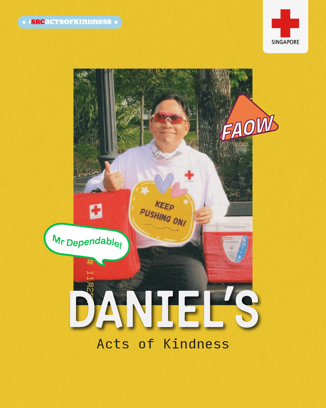 Singapore Red Cross Volunteer Daniel