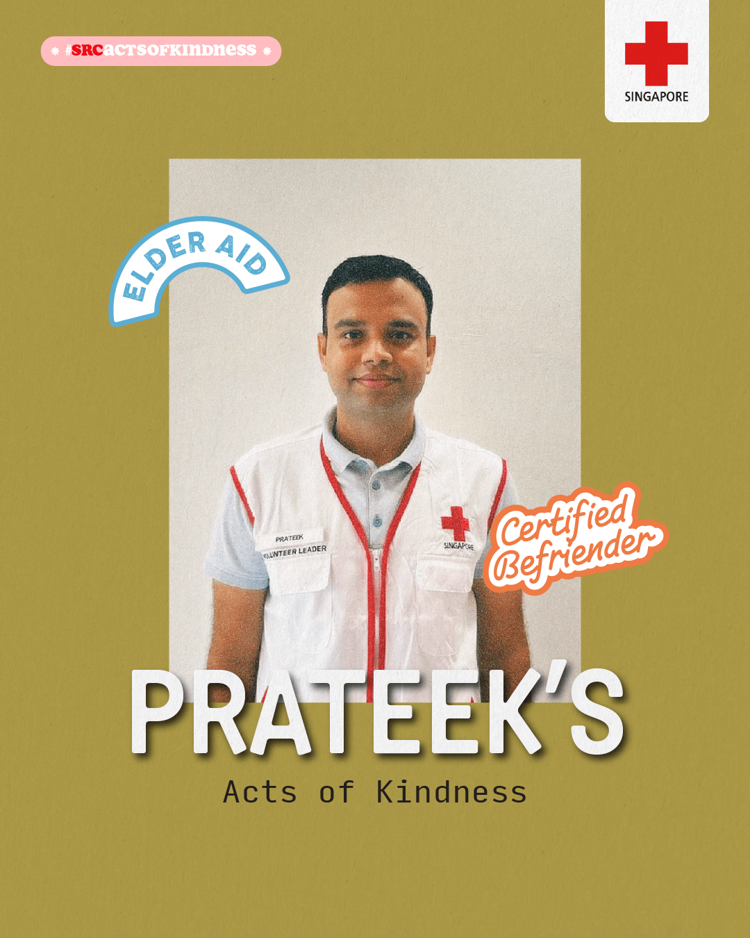 Singapore Red Cross Volunteer Prateek