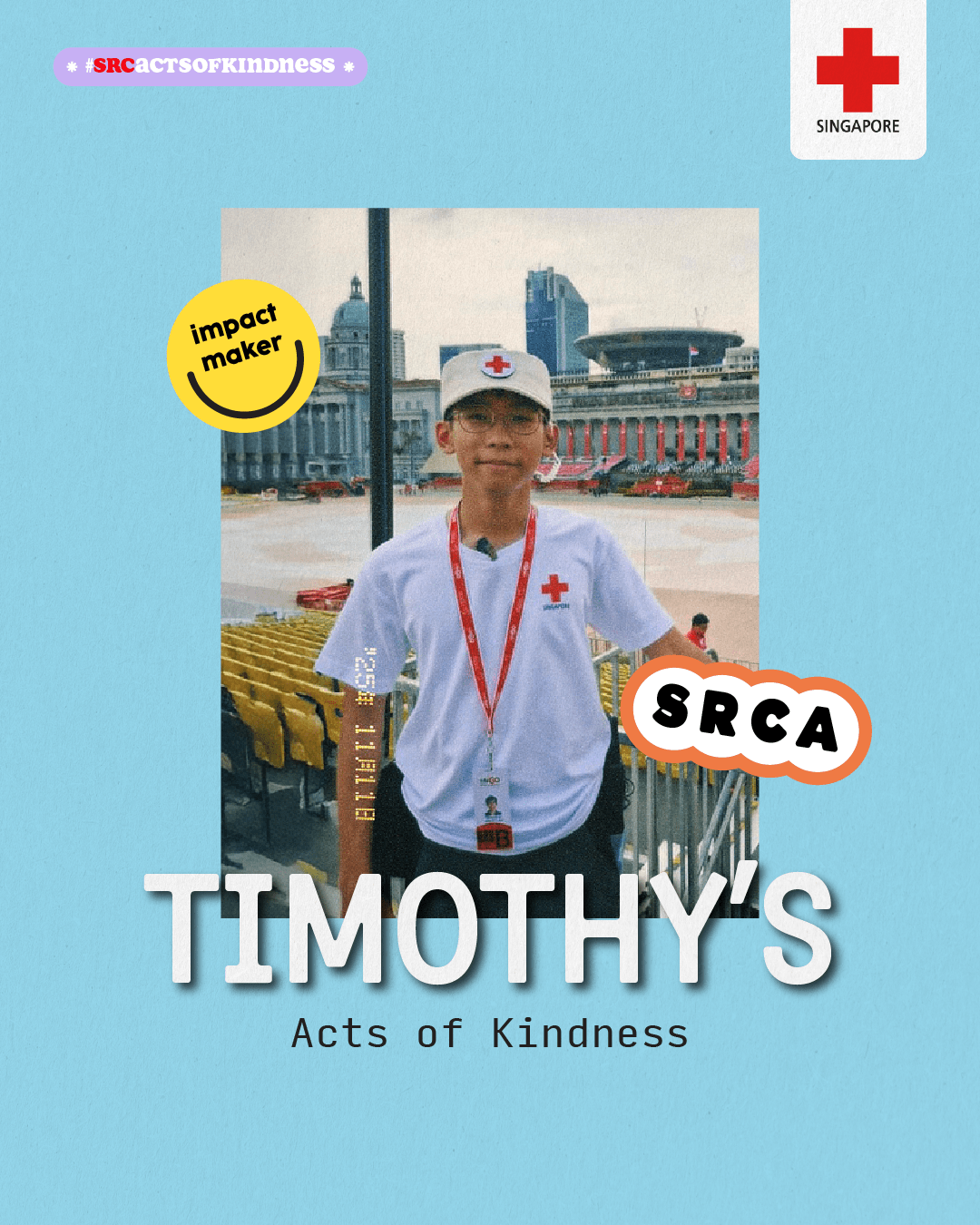 Singapore Red Cross Volunteer Timothy