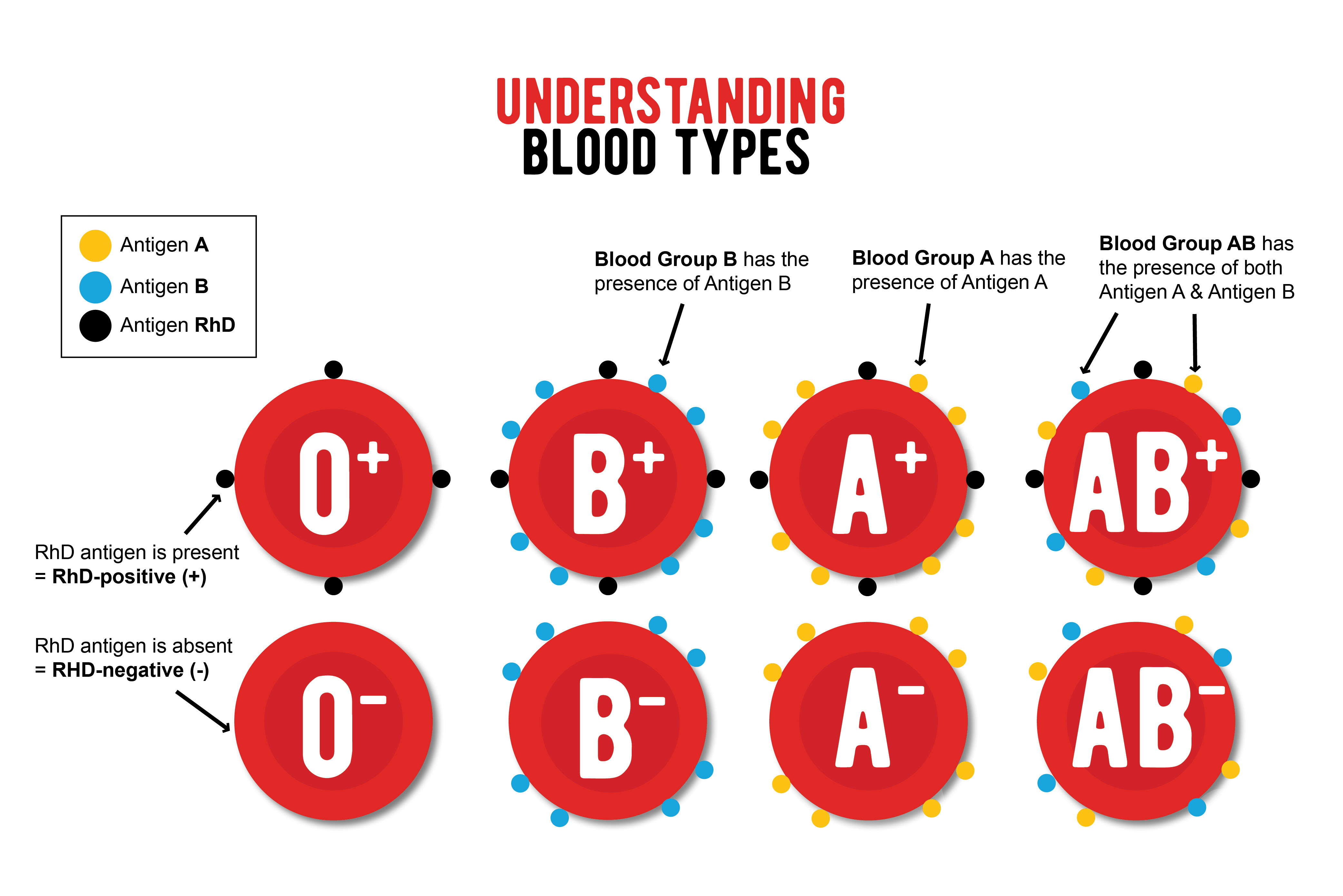 people with a negative blood type