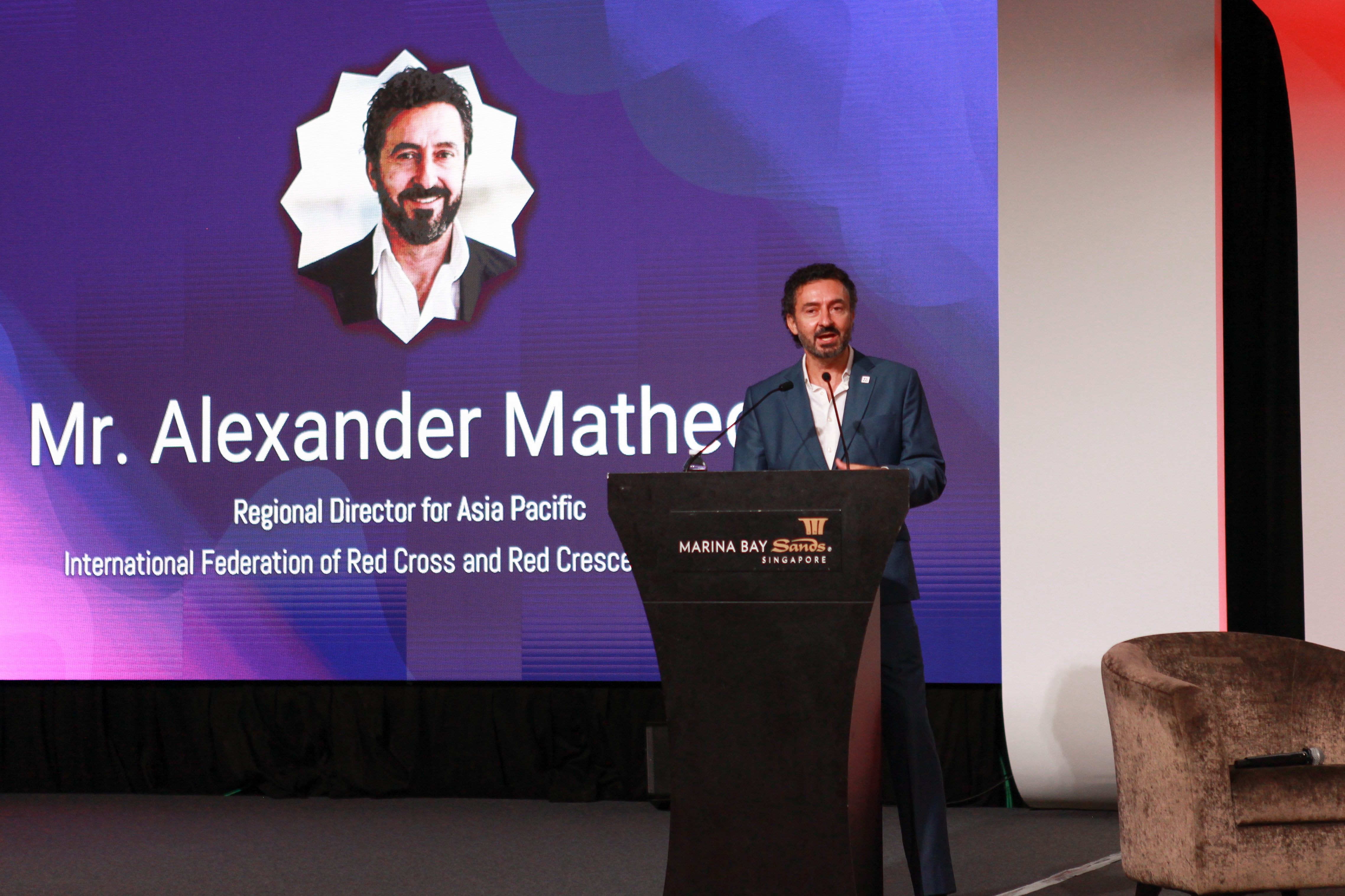 Mr Alexander Matheou Singapore Red Cross 7th Humanitarian Conference