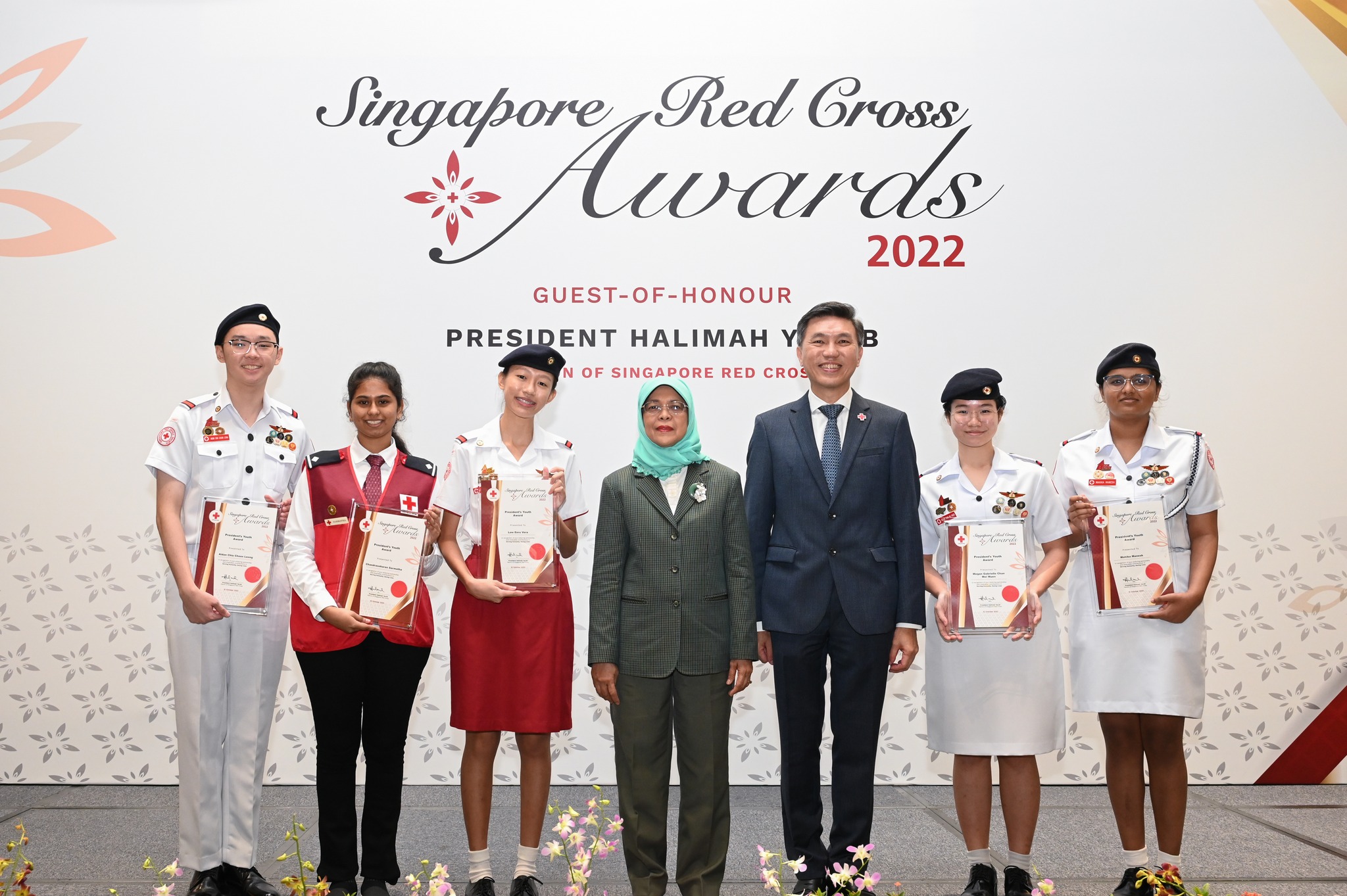Recipients of Presidents Youth Award