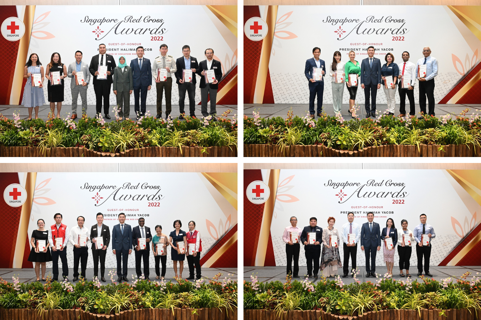 Recipients of Singapore Red Cross Awards 2022 2