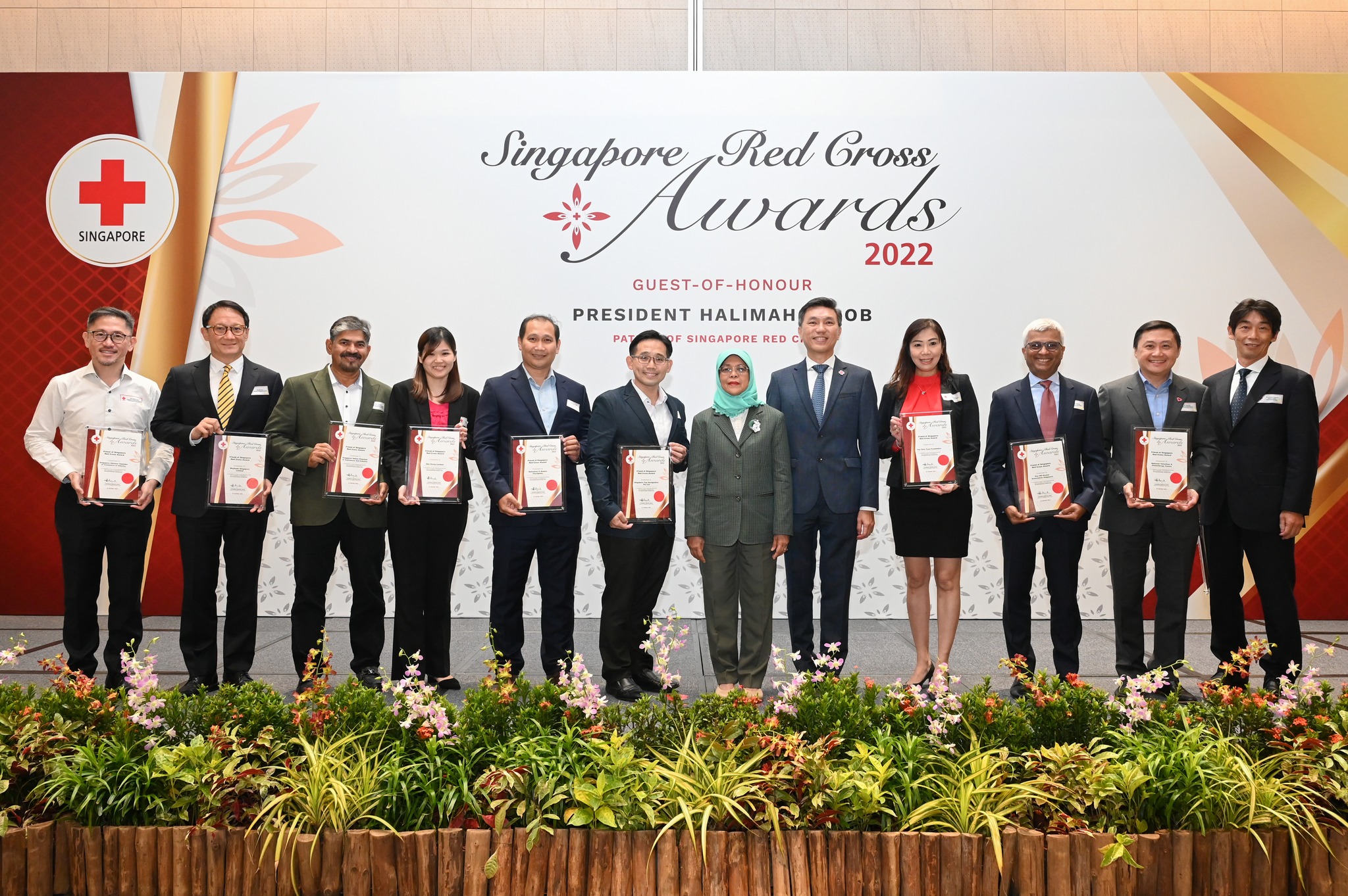 Close to 100 Singapore Red Cross volunteers, donors and partners