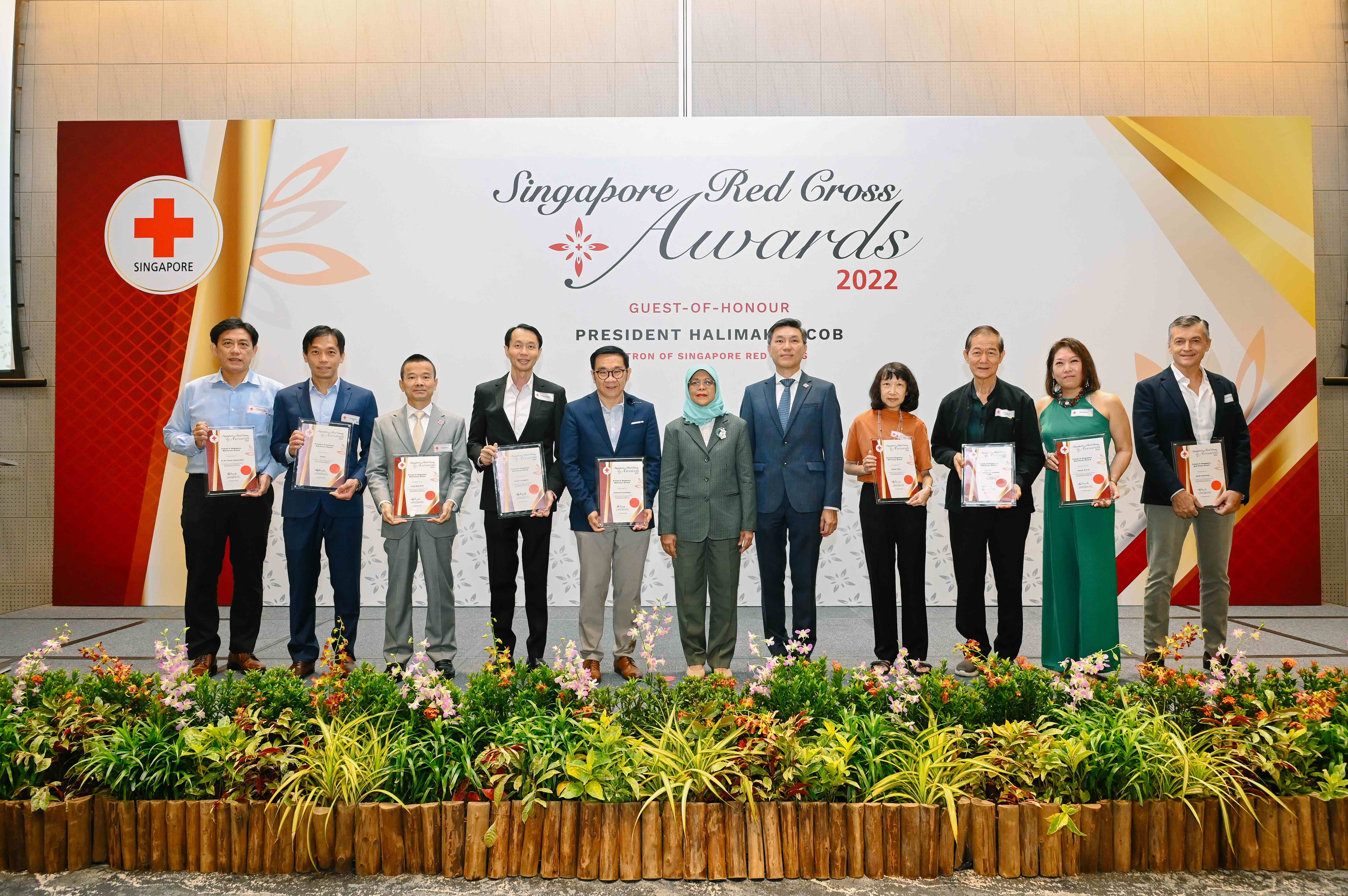 Close to 100 Singapore Red Cross volunteers, donors and partners