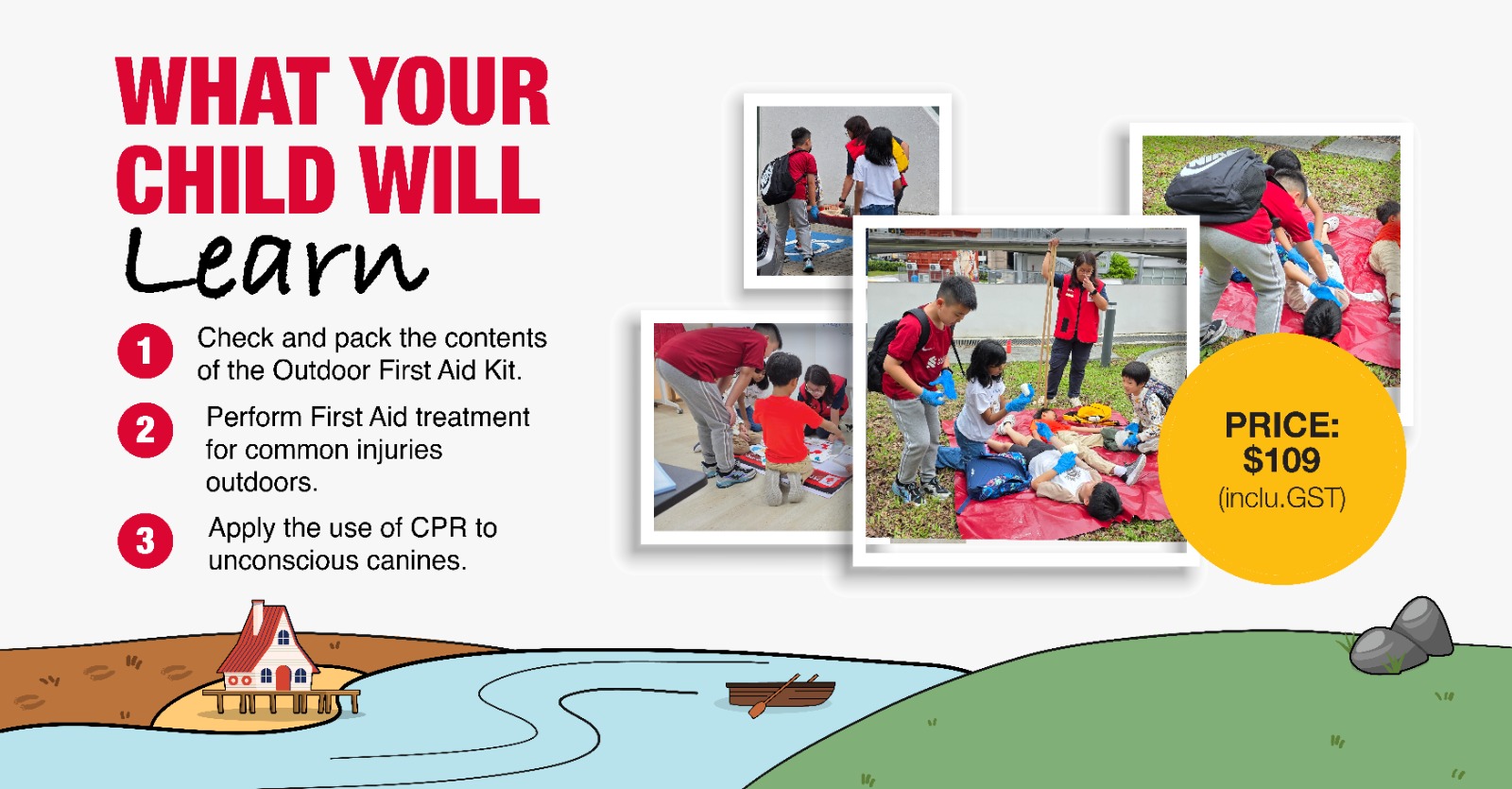 junior first aid learning