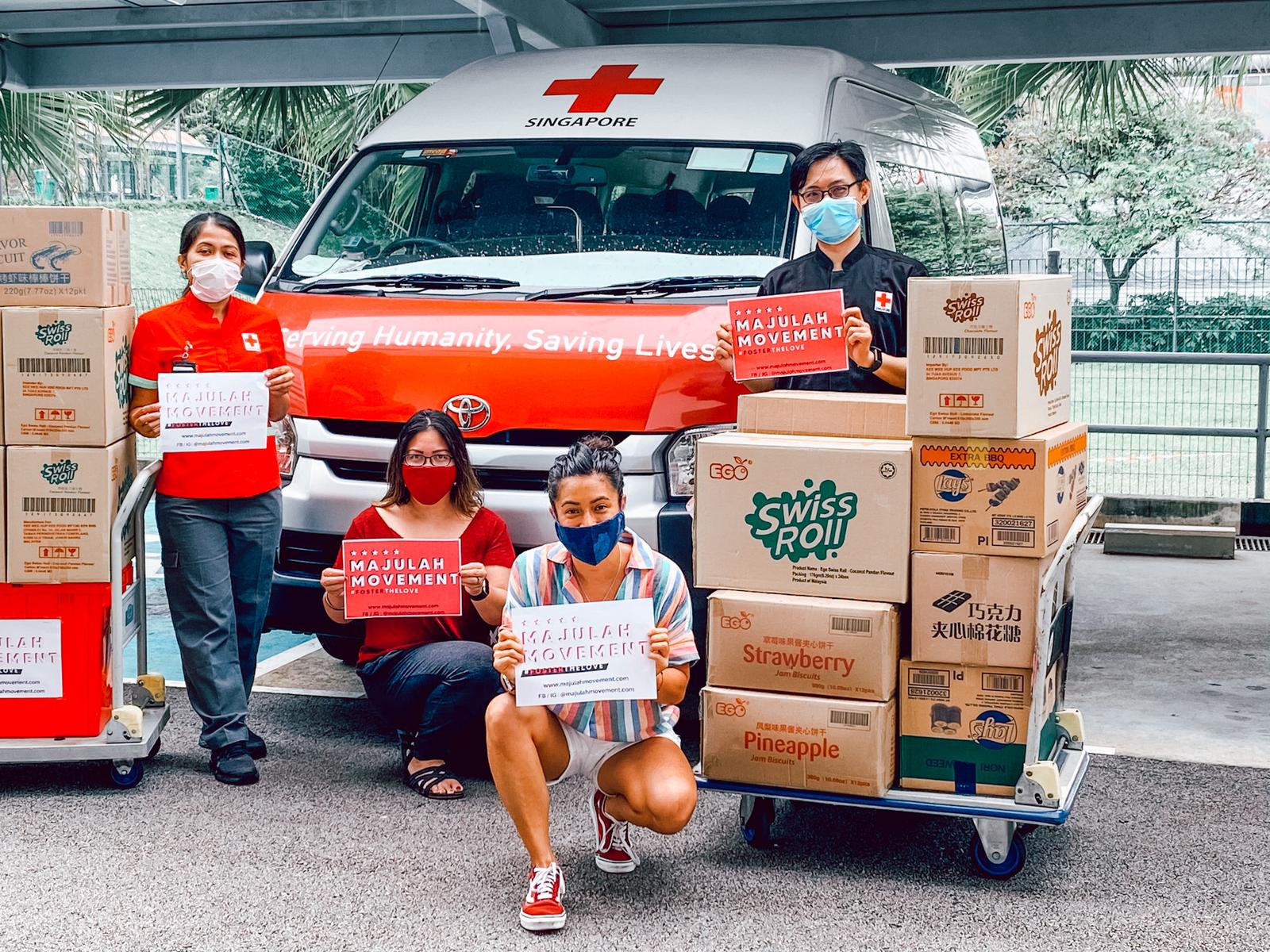 Singapore Red Cross Donation in kind