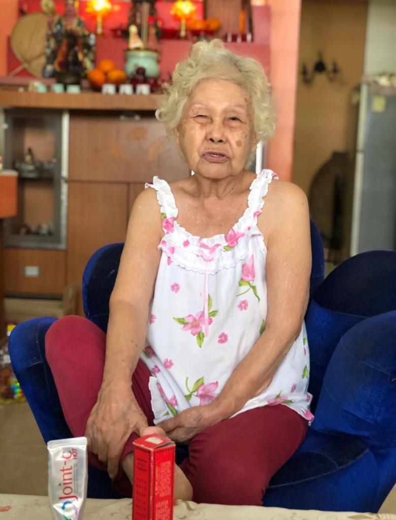 Singapore Red Cross ElderAid Beneficiary Wong Siew Lian