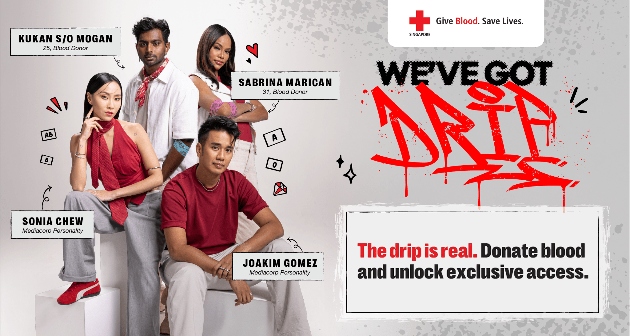 Singapore Red Cross Blood Donation Ive Got Drip