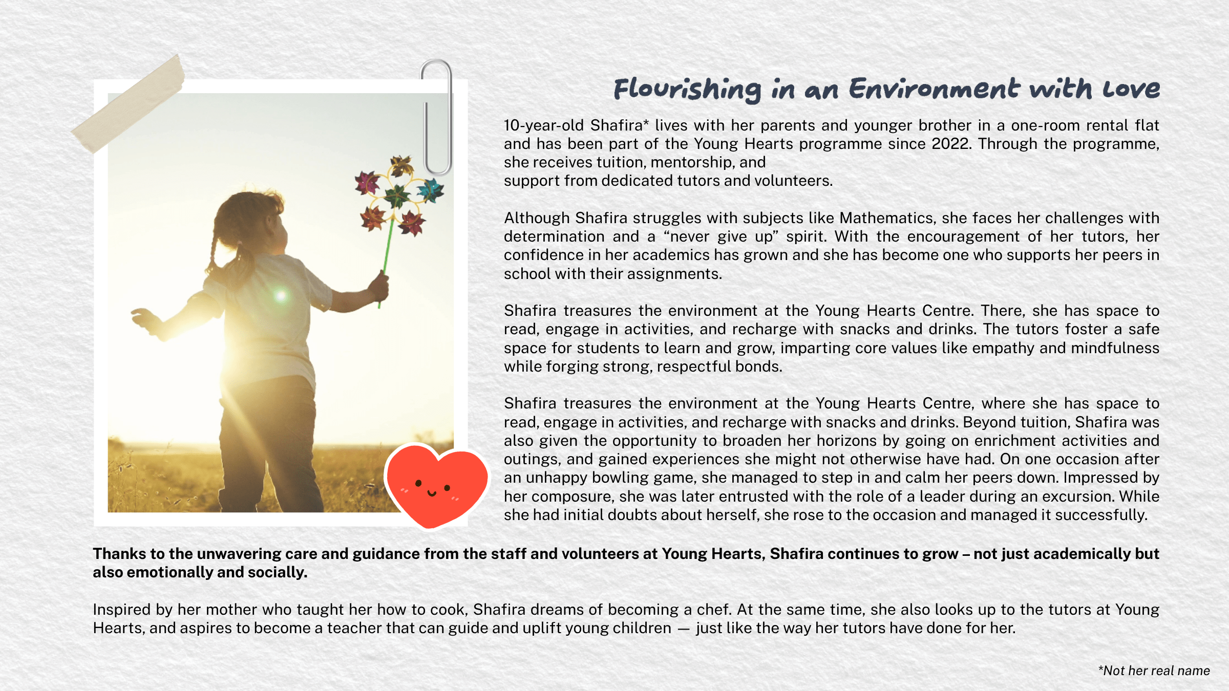 Singapore Red Cross Be Our Champion for Humanity Shafira